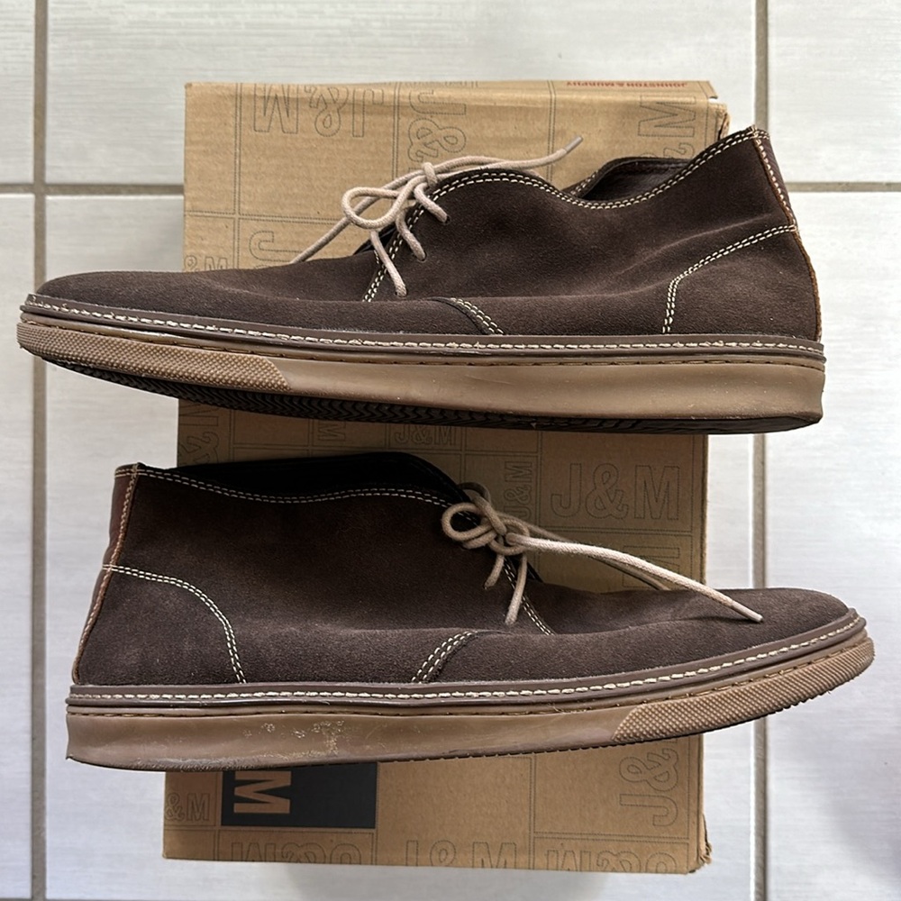 Johnston & Murphy brown boot SZ12